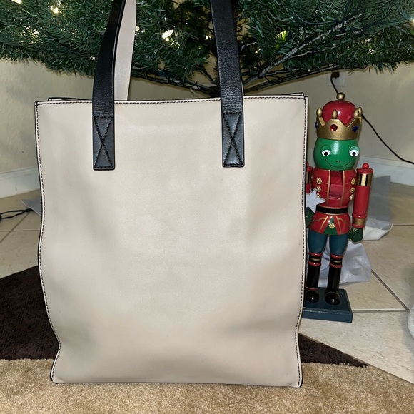 Kate Spade Rectangular Leather Tote/Shopper - Taupe/Black - Picture 3 of 15